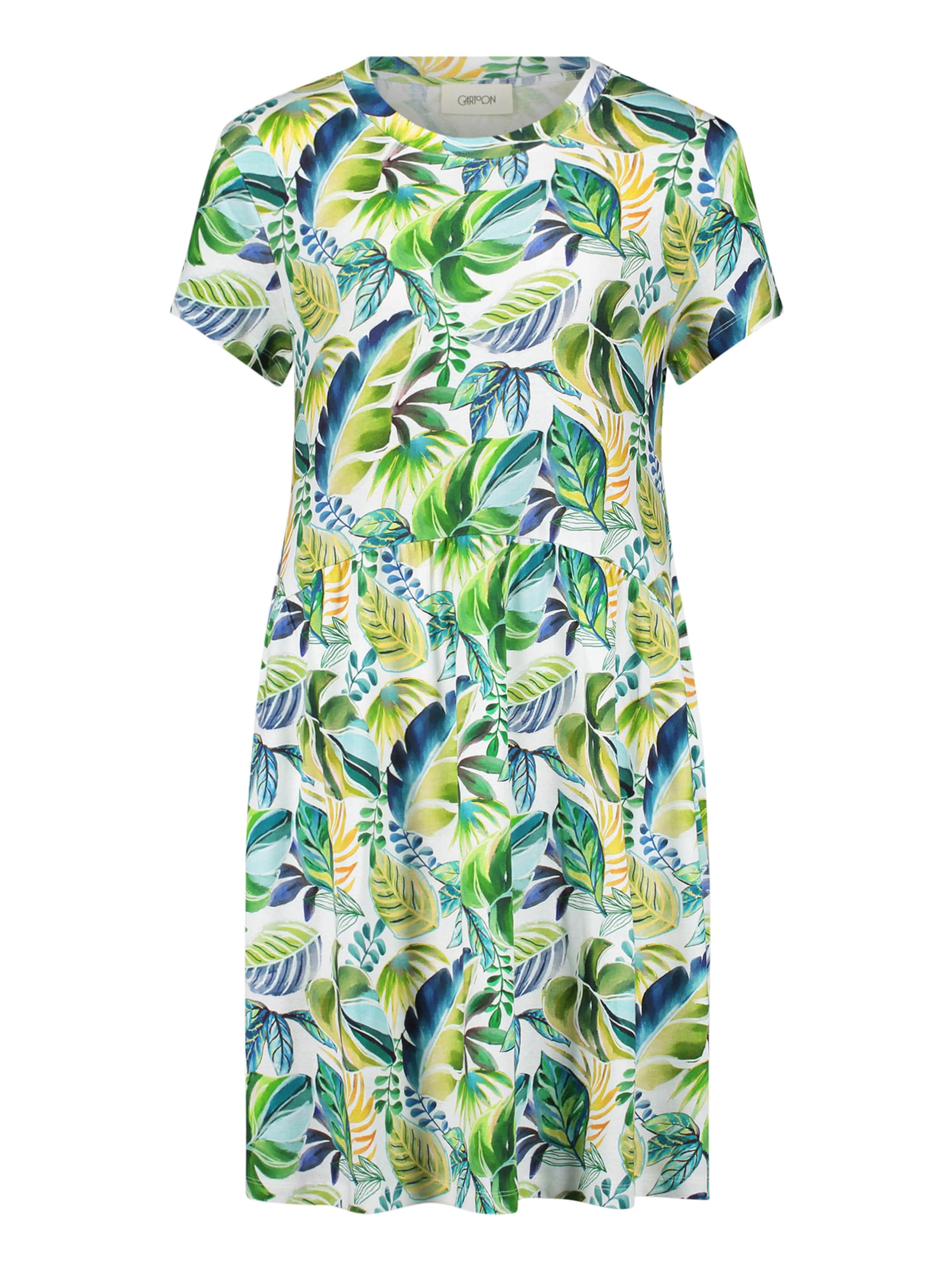 Cartoon Dress in Green: front