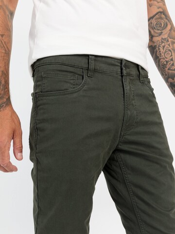 CAMEL ACTIVE Regular Regular Fit 5-Pocket Hose mit Fütterung in Grün