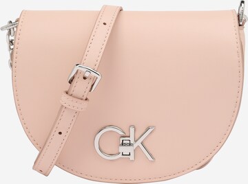 Sac à bandoulière Calvin Klein en rose : devant