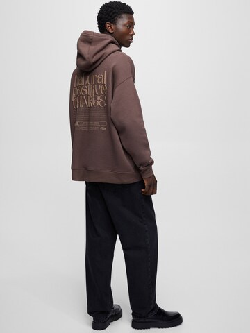 Pull&Bear Sweatshirt in Braun