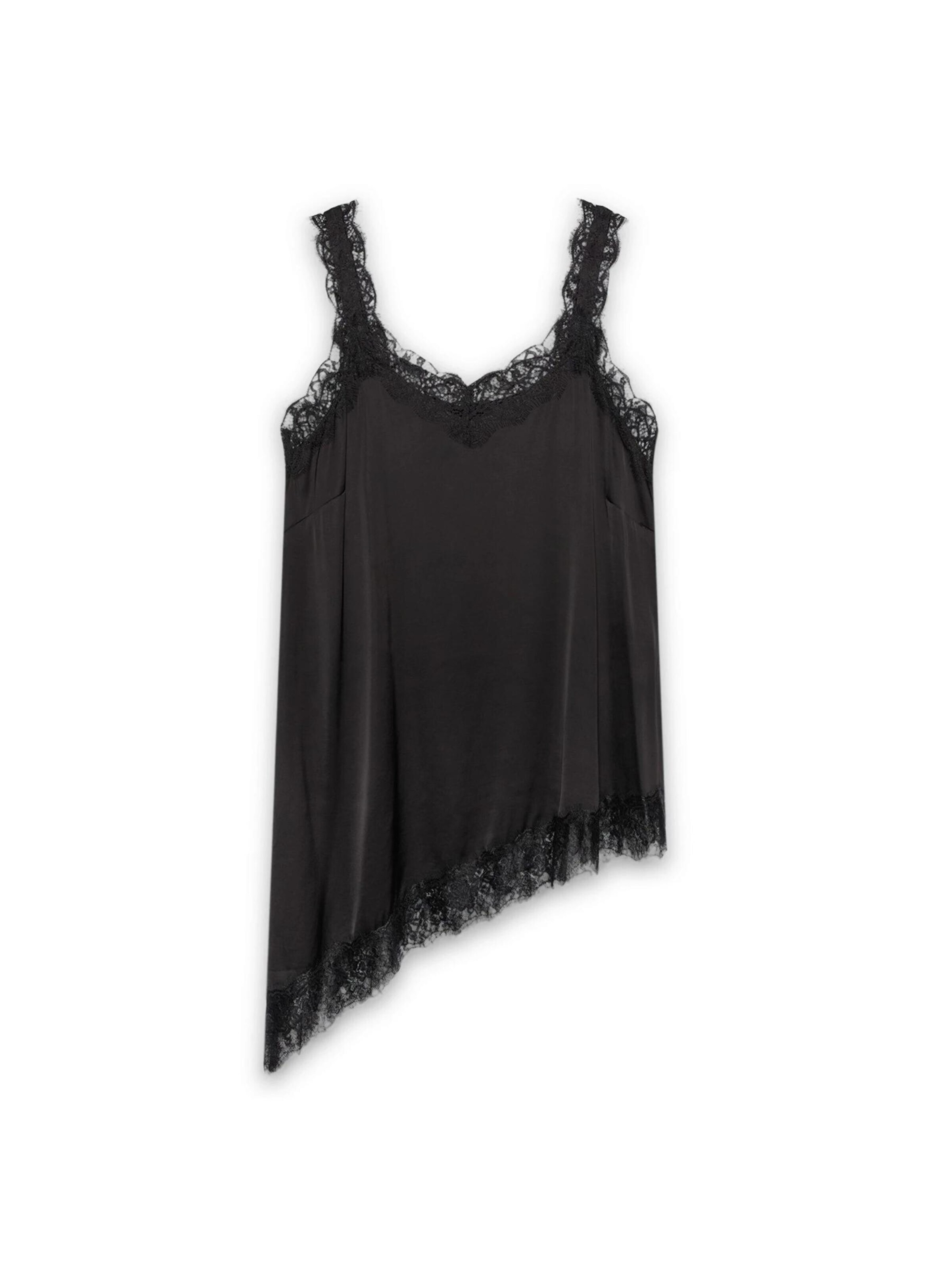 Fiorella Rubino Top in Zwart: voorkant