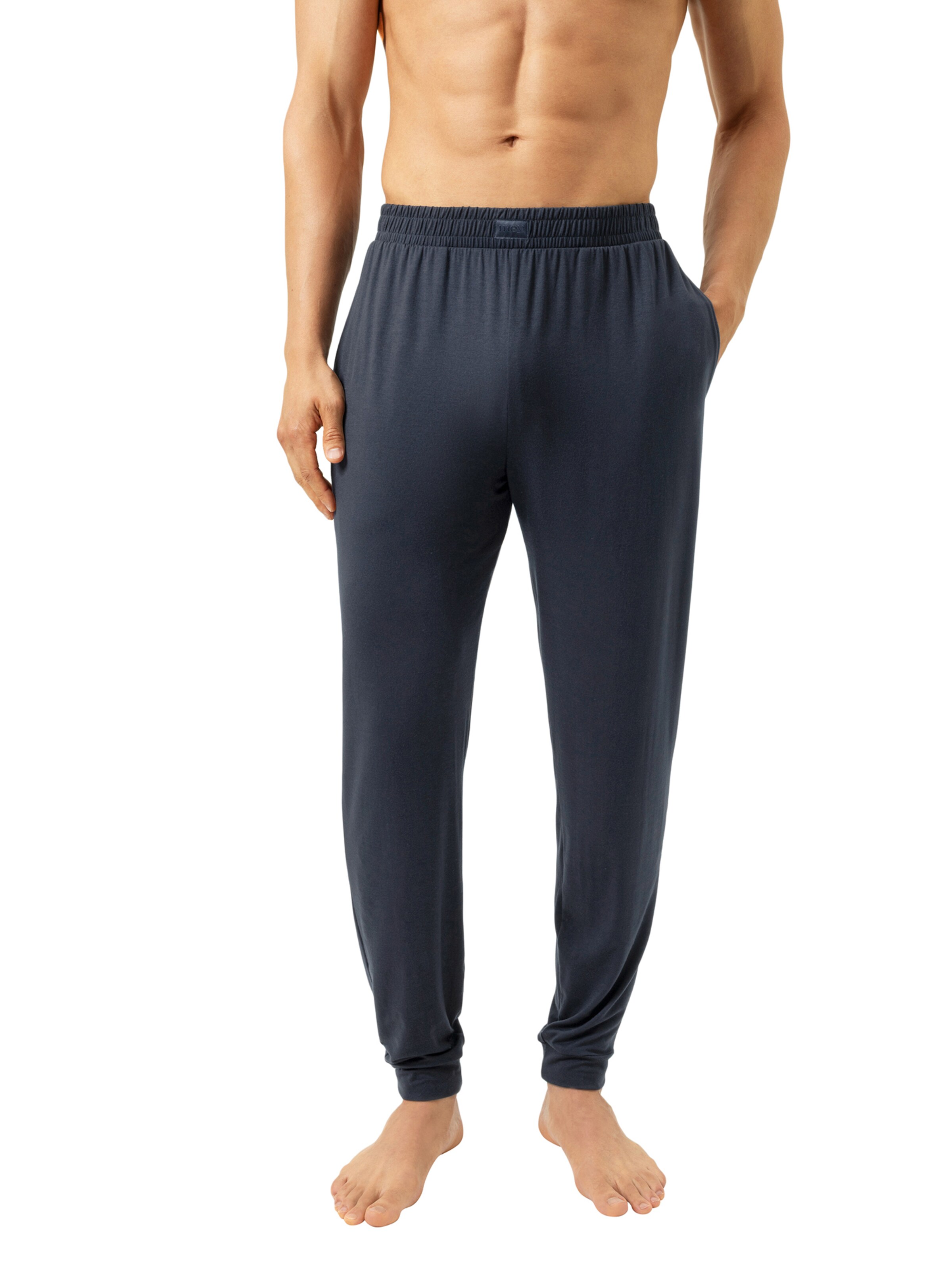 Mey Pyjamabroek 'Jefferson' in Blauw: voorkant