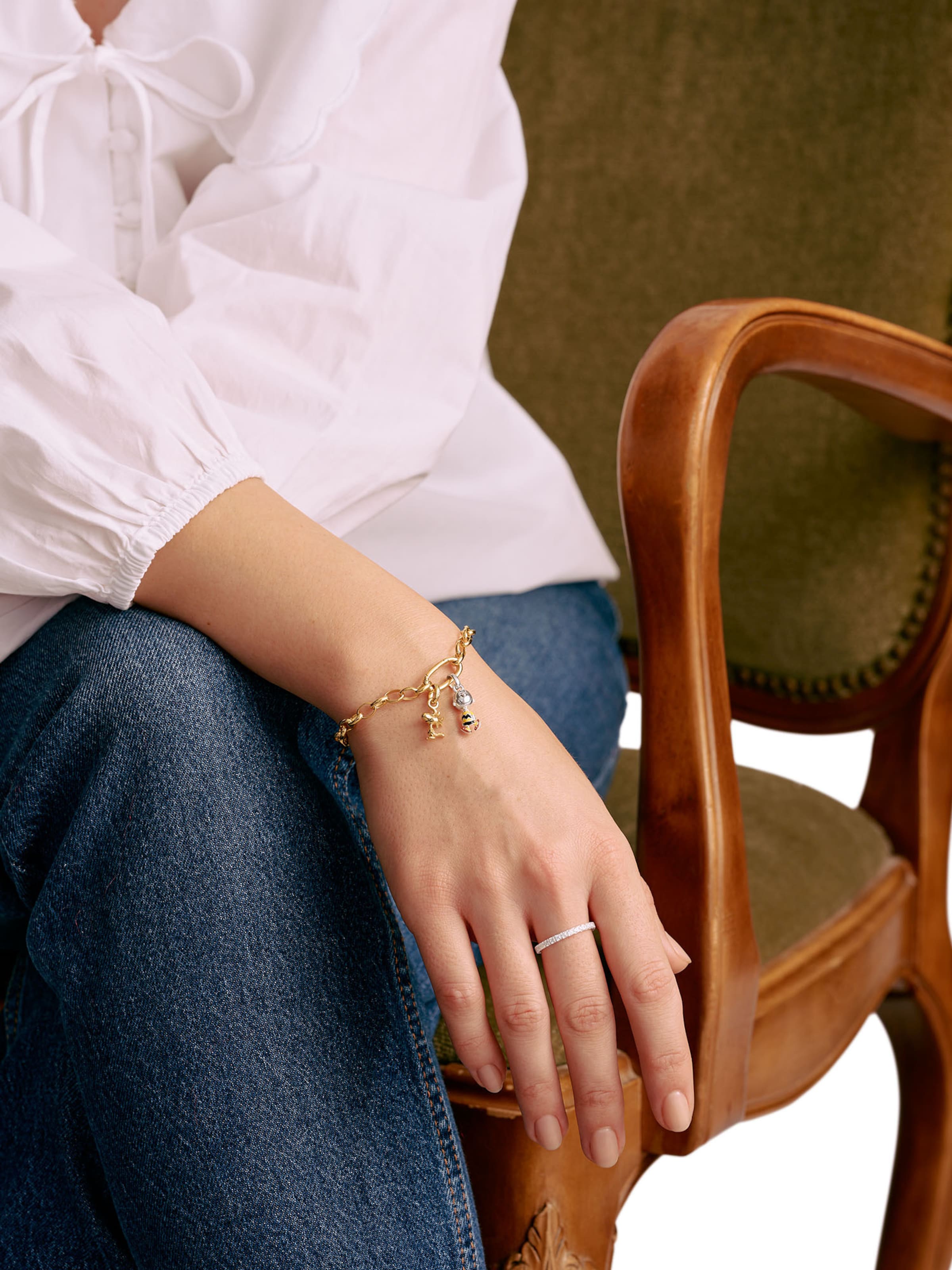 Thomas Sabo Anhänger 'Woodstock Connect PEANUTS' in Gold