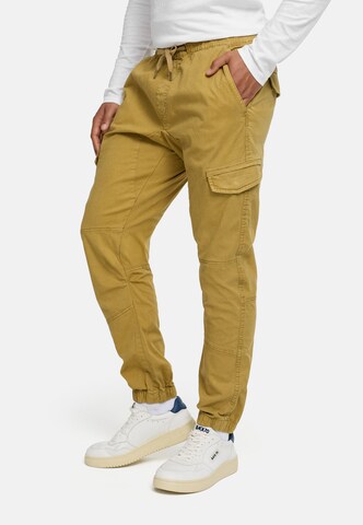 Regular Pantalon cargo 'INPillus' INDICODE JEANS en jaune