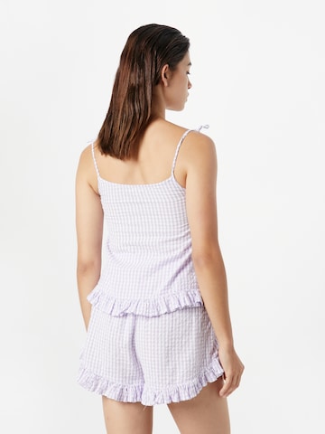 Nasty Gal Korte pyjama in Lila