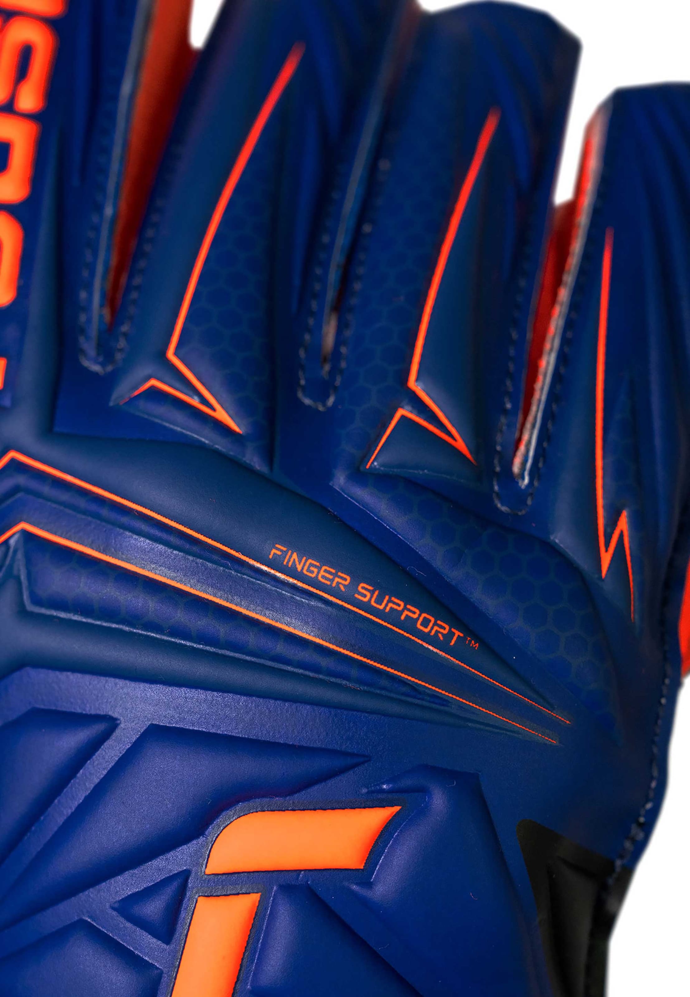 REUSCH Torwarthandschuhe 'Attrakt Infinity Finger Support Junior' in Blau