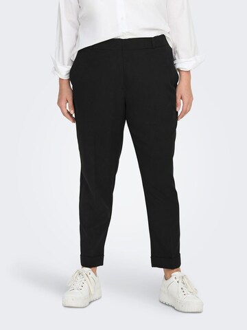 ONLY Carmakoma Regular Pants in Black: front