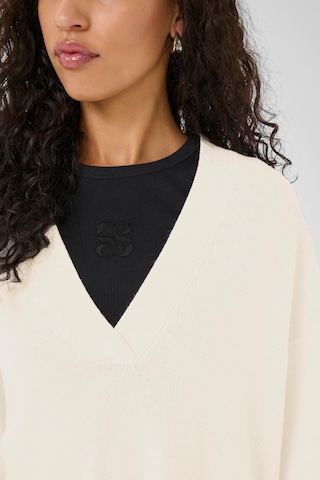 Pull-over 'Huxi' My Essential Wardrobe en blanc
