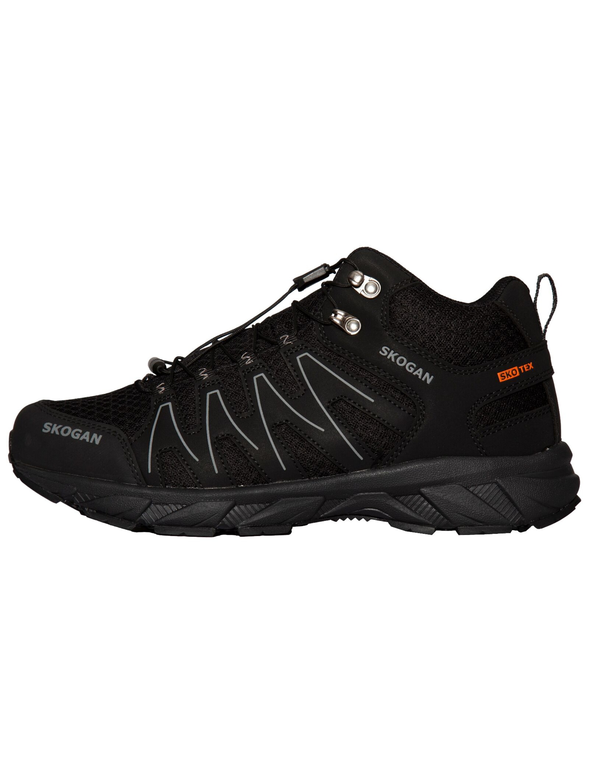 Sneaker bassa di SKOGAN in nero: lato