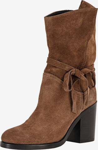 INUOVO Ankle Boots in Brown: front