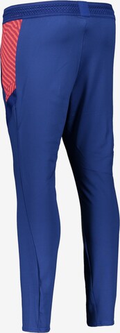 NIKE Slim fit Workout Pants 'Strike' in Blue