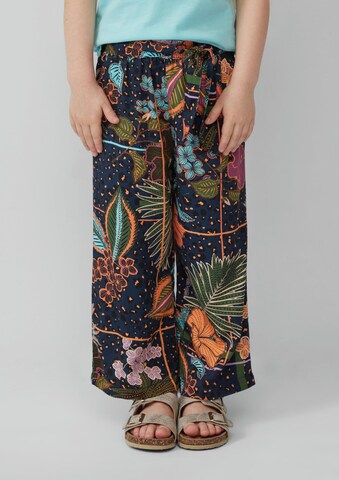 Wide Leg Pantalon s.Oliver en bleu : devant