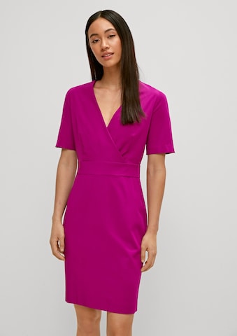 Robe fourreau COMMA en rose : devant