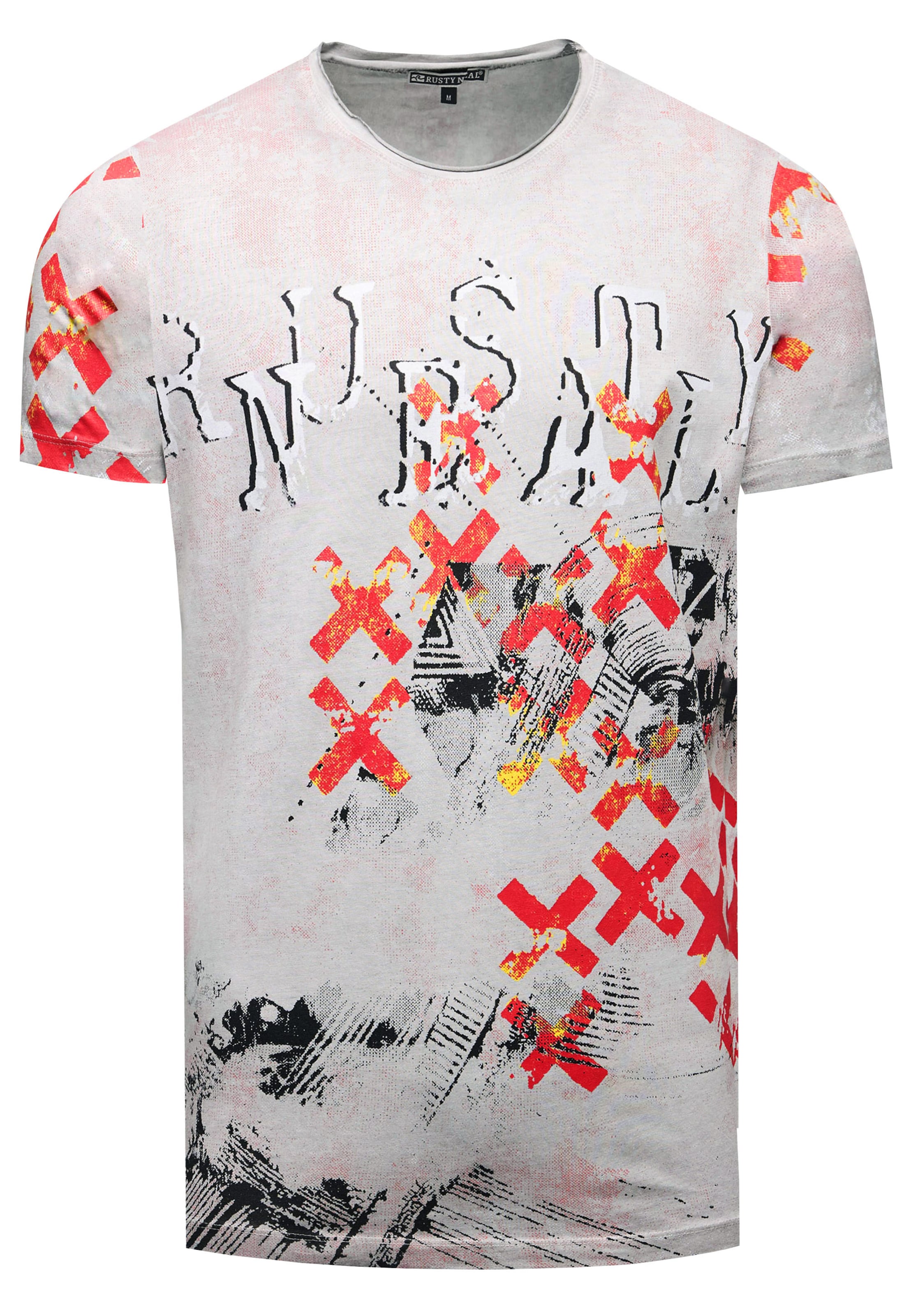 Rusty Neal T-Shirt in Grau: Vorderseite