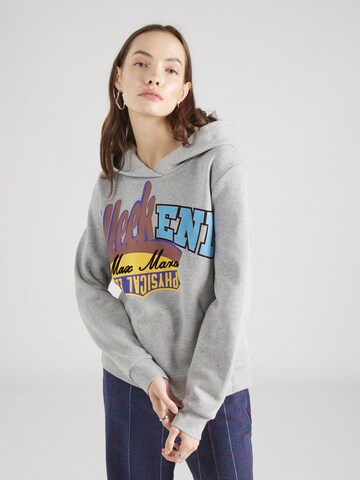 Sweat-shirt 'PALAZZI' Weekend Max Mara en gris : devant