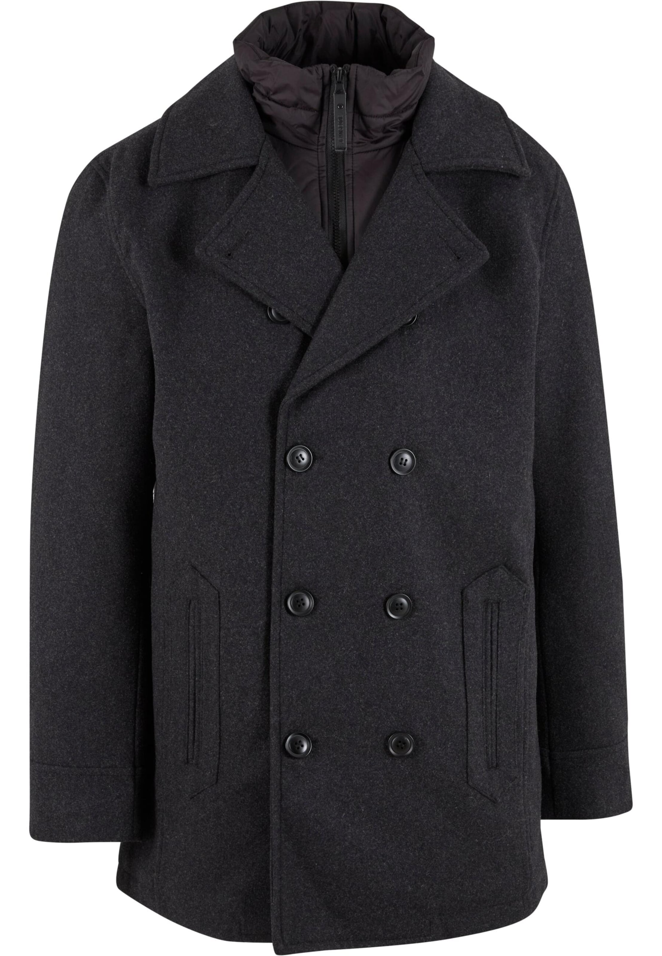 Cappotto invernale 'Lunillo' di INDICODE JEANS in grigio: frontale