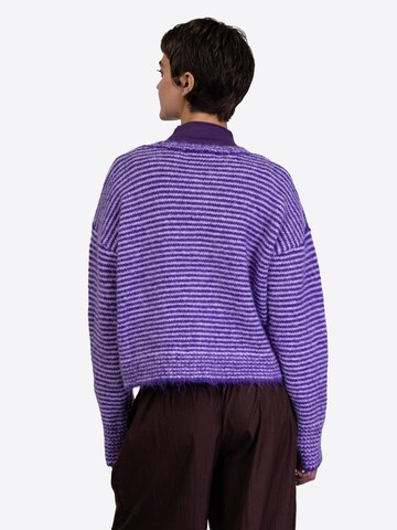 BROKE + SCHÖN Knit Cardigan in Purple