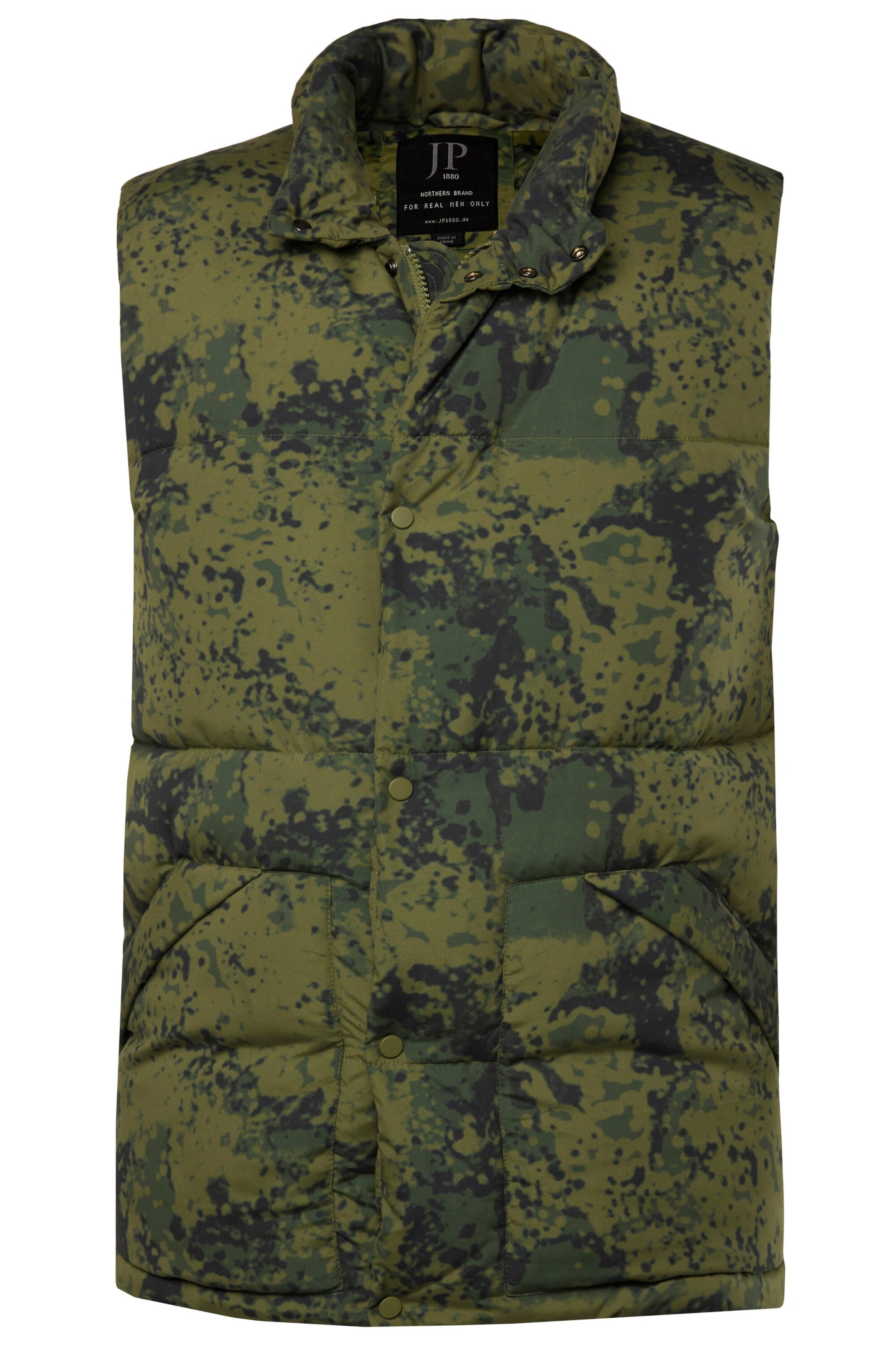 JP1880 Vest in Green: front