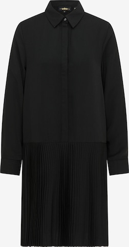 Robe-chemise usha BLACK LABEL en noir : devant