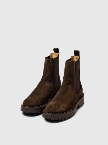 SELECTED - Botas Chelsea 'SLFVILMA' en marrón
