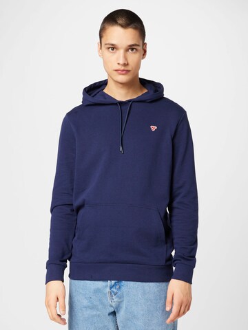 Hummel Sweatshirt 'Fred' in Blauw: voorkant