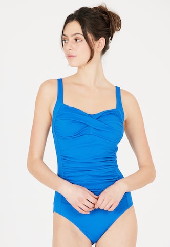 Cruz Bralette Swimsuit 'Nicola' in Blue: front