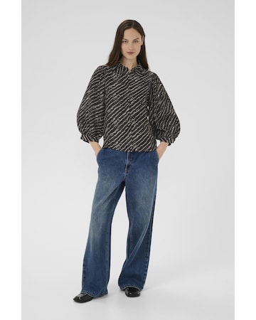 KAREN BY SIMONSEN Bluse 'KBDavina' i sort