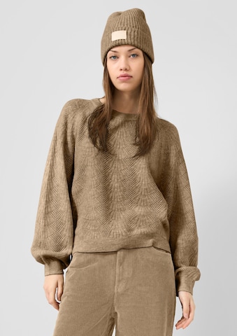 Pullover di QS in marrone: frontale