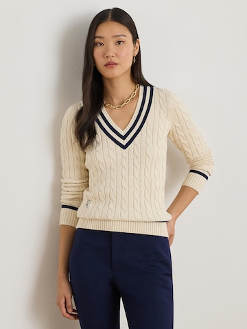 Lauren Ralph Lauren Trui in Beige: voorkant