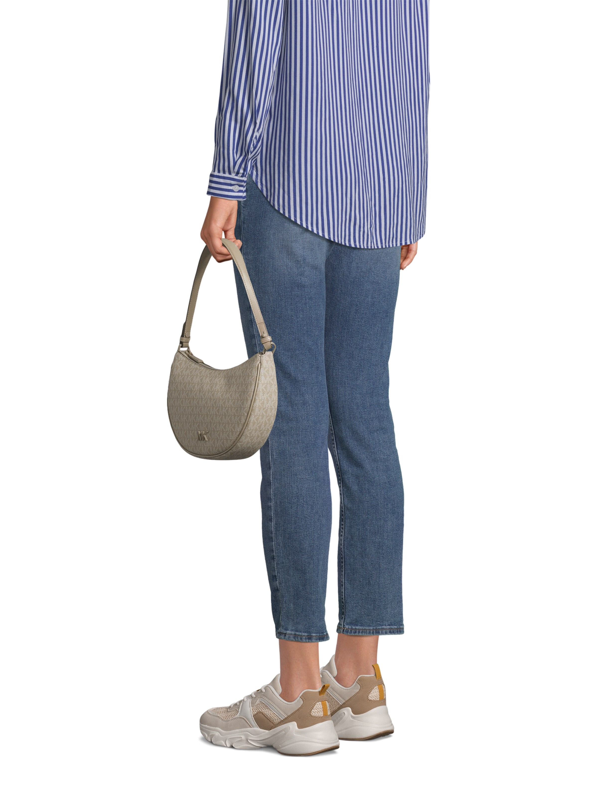 Borsa a spalla di MICHAEL Michael Kors in beige: frontale