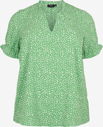 Zizzi - Blusa 'EANNI' em verde: frente