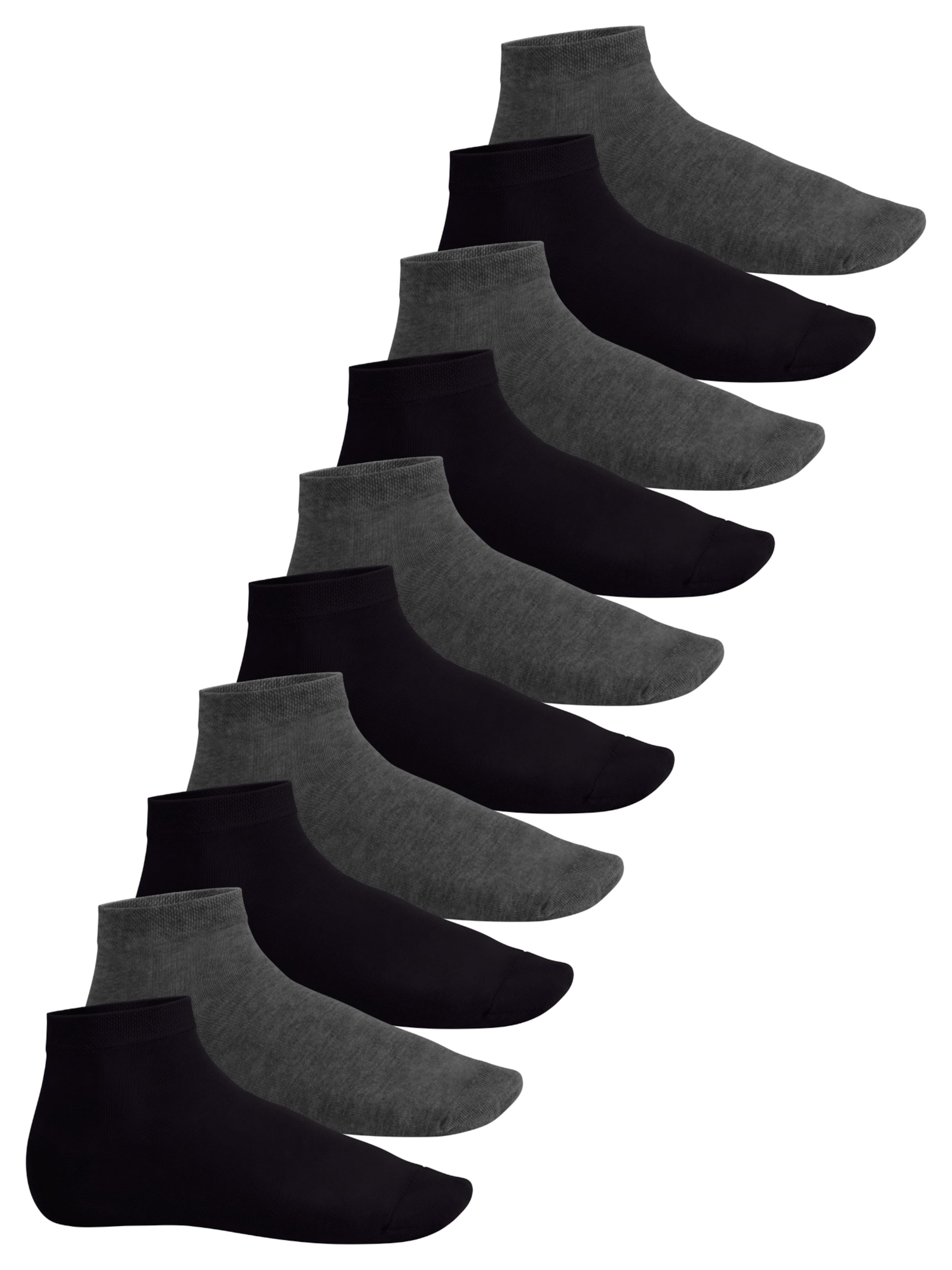 footstar Socken 'EVERYDAY!'‌‌‌ in Grau: Vorderseite