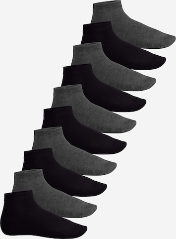 footstar Socken 'EVERYDAY!' in Grau: Vorderseite