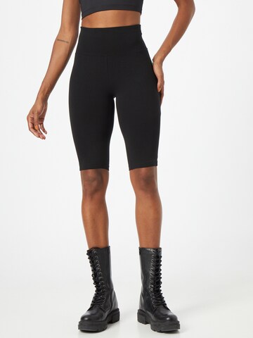 Urban Classics Skinny Leggings 'Cycle' in Black: front