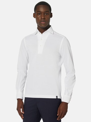 Boggi Milano - Ajuste regular Camiseta en blanco: frente