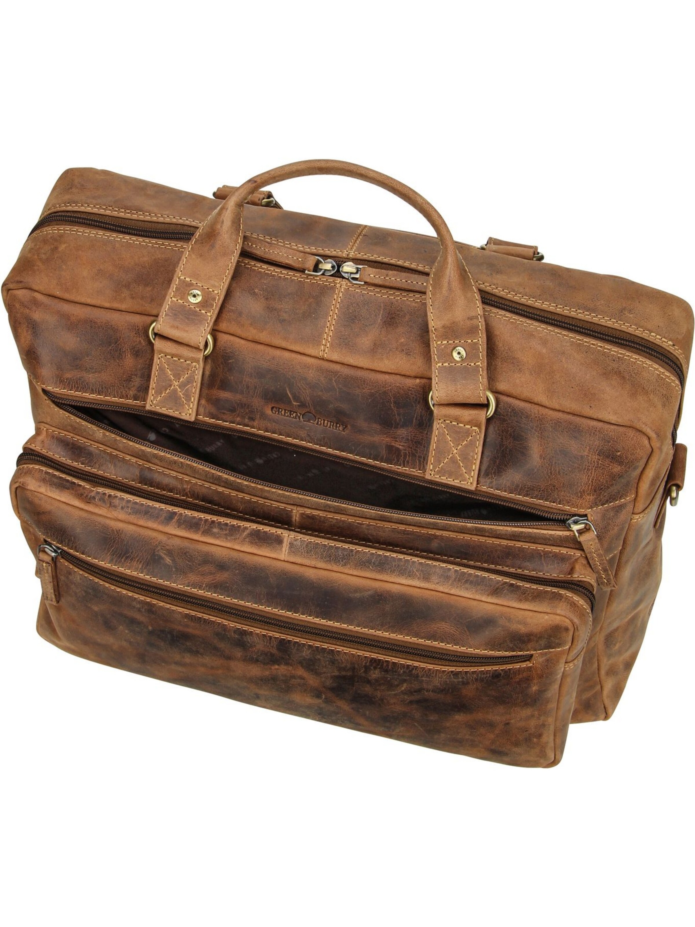 Borsa portadocumenti 'Vintage 1539' di GREENBURRY in marrone