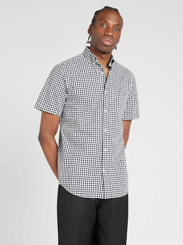 GANT Regular fit Button Up Shirt in Black: front