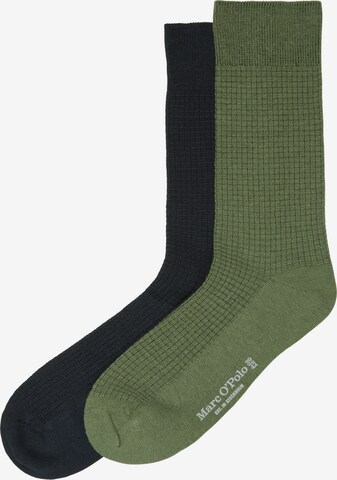 Chaussettes Marc O'Polo en vert : devant