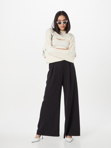 Trendyol Loose fit Pleat-front trousers in Black