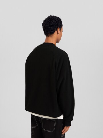 Bershka Sweatshirt in Schwarz