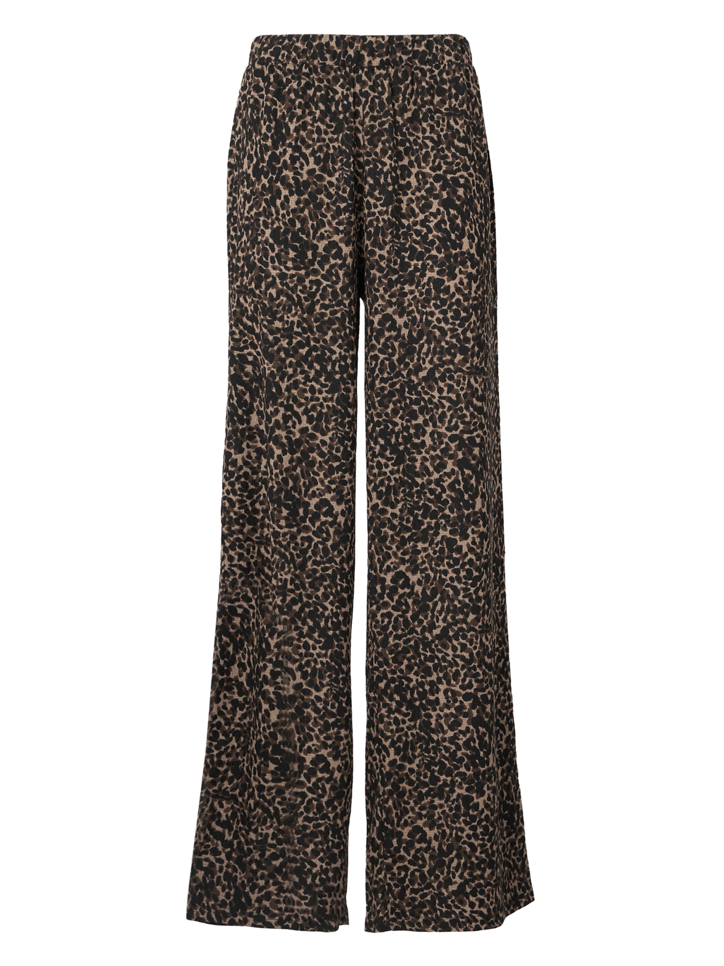 JDY Широкий Штаны 'JDYJULIA' в Бежевый: спереди