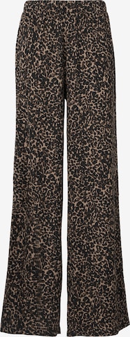 JDY Wide Leg Housut 'JDYJULIA' värissä beige: etupuoli