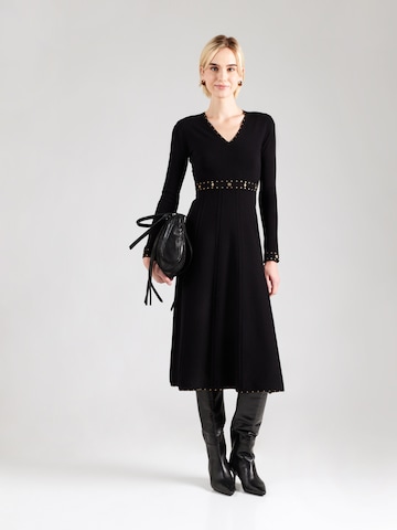 Twinset Kleid in Schwarz: Vorderseite