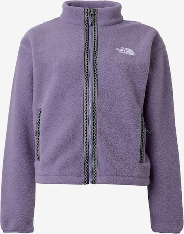 THE NORTH FACE Ζακέτα φλις 'FLEESKI' σε λιλά: μπροστά
