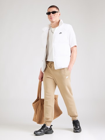 Nike Sportswear Tapered Byxa 'CLUB' i beige