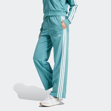 ADIDAS SPORTSWEAR Regular Workout Pants 'Essentials' in Blue: front