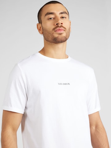 Les Deux T-Shirt 'Lens' in Weiß