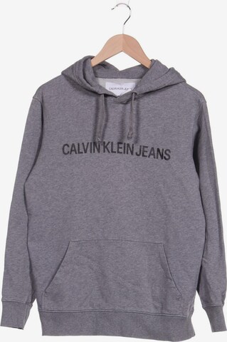 Calvin Klein Jeans Kapuzenpullover S in Grau: predná strana