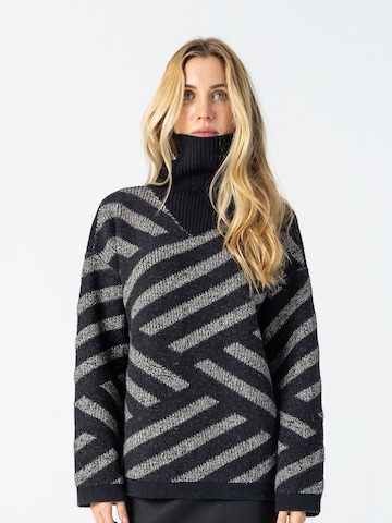 Pulover ' Knit ' de la Coster Copenhagen pe negru: față