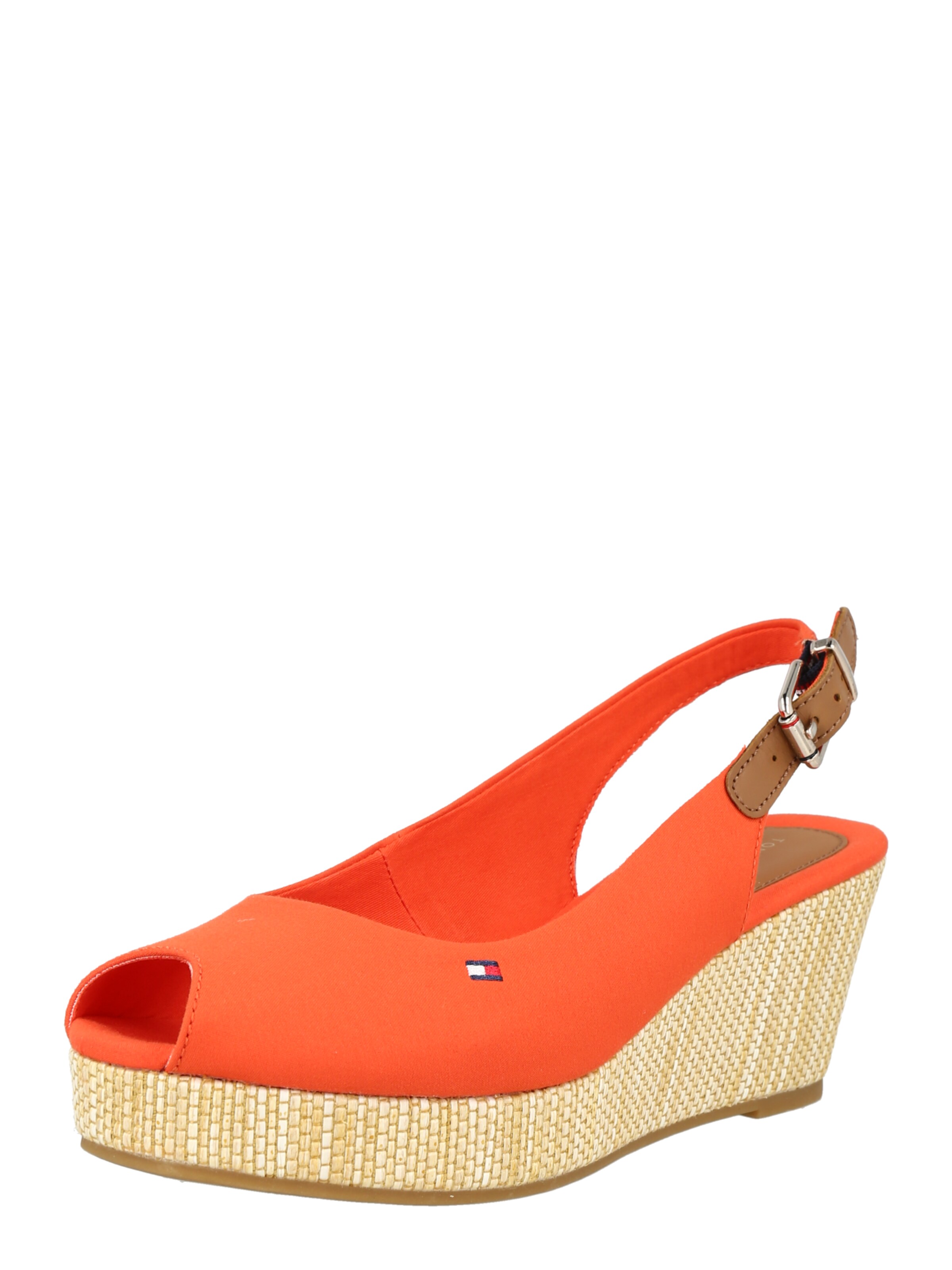 Sleehak sandalen (Oranje) voor dames | Shop online | ABOUT YOU